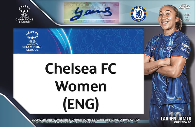 2024-25 Topps Chrome UEFA Women´s Champions League Value Box