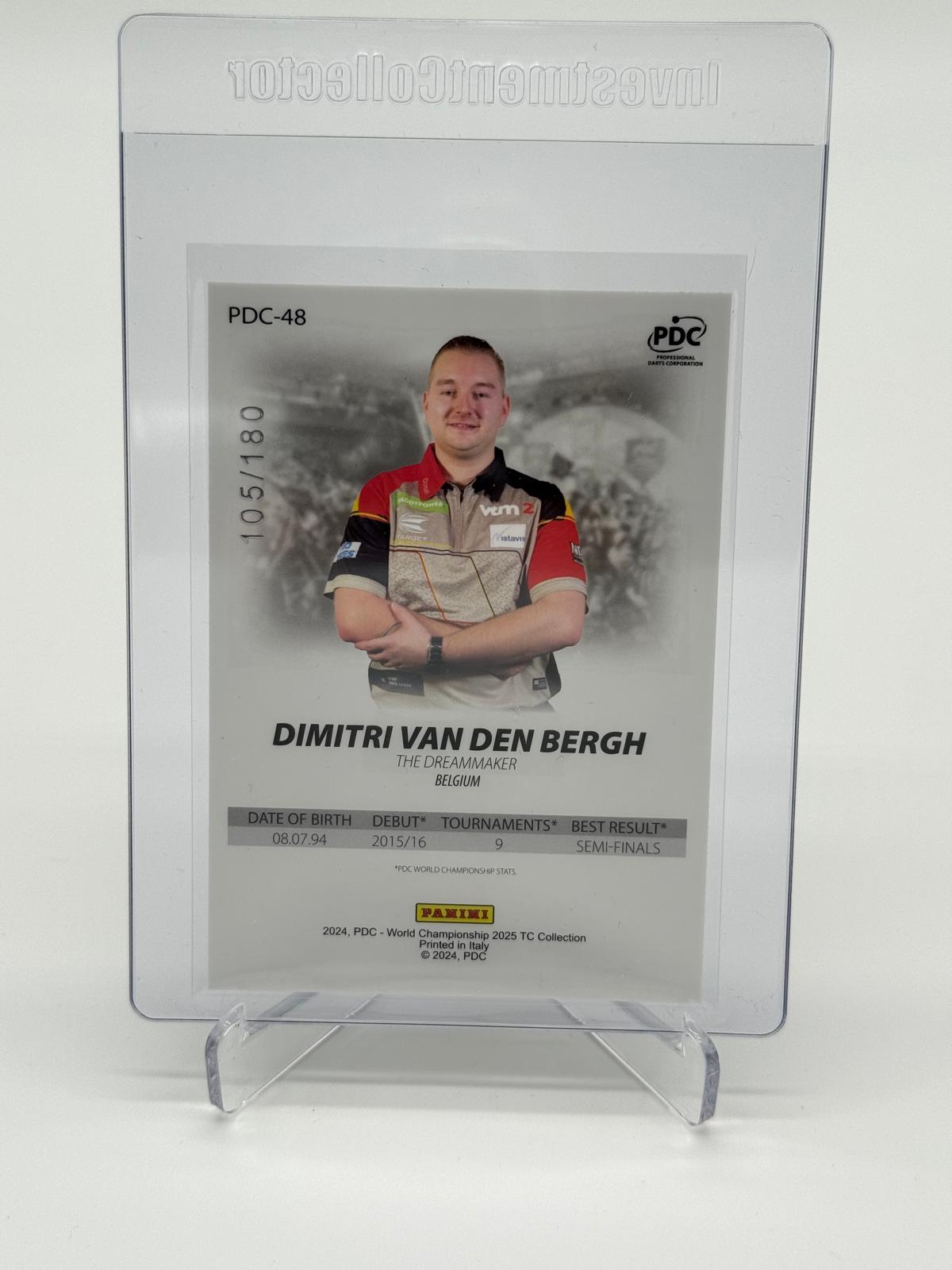 2024 Panini PDC Dimitri Van der Bergh /180