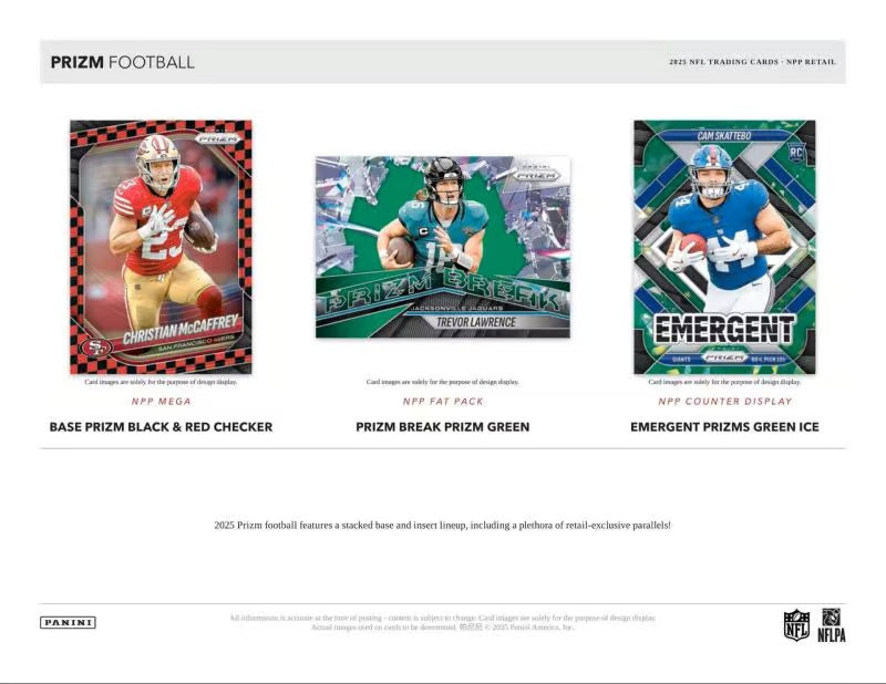 2025 Panini Prizm Football Retail Box