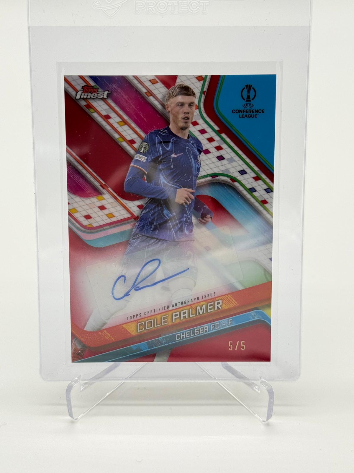 2024-25 Topps Finest UCC Cole Palmer Auto /5