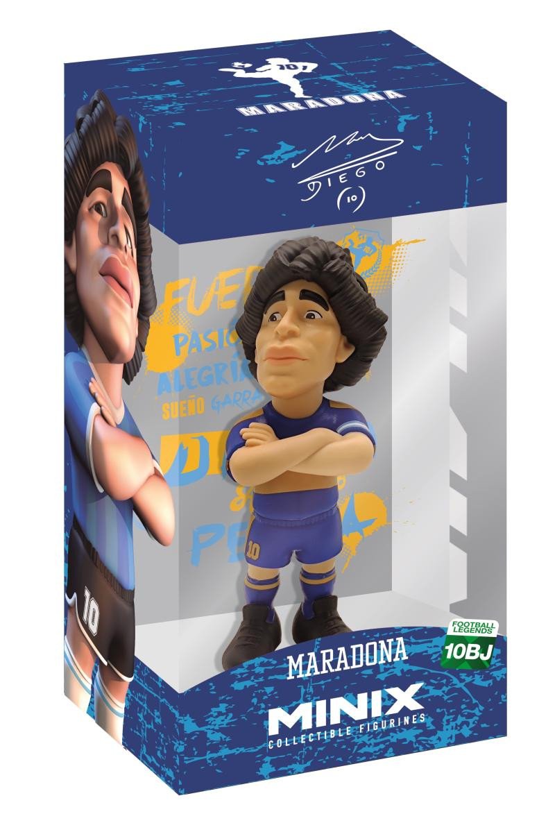 MINIX Figur MARADONA BLUE and YELLOW 12cm