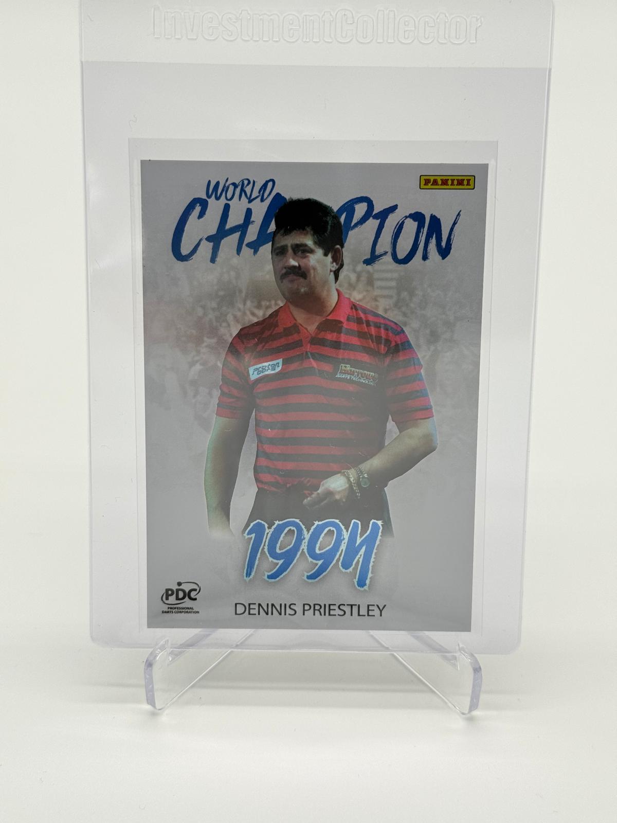 2024 Panini PDC Dennis Priestley World Champion /100