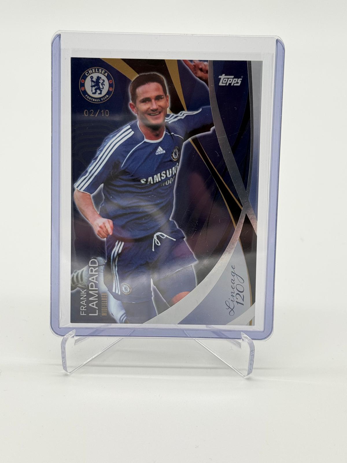 2025 Topps Chelsea FC Lineage Frank Lampard 02/10