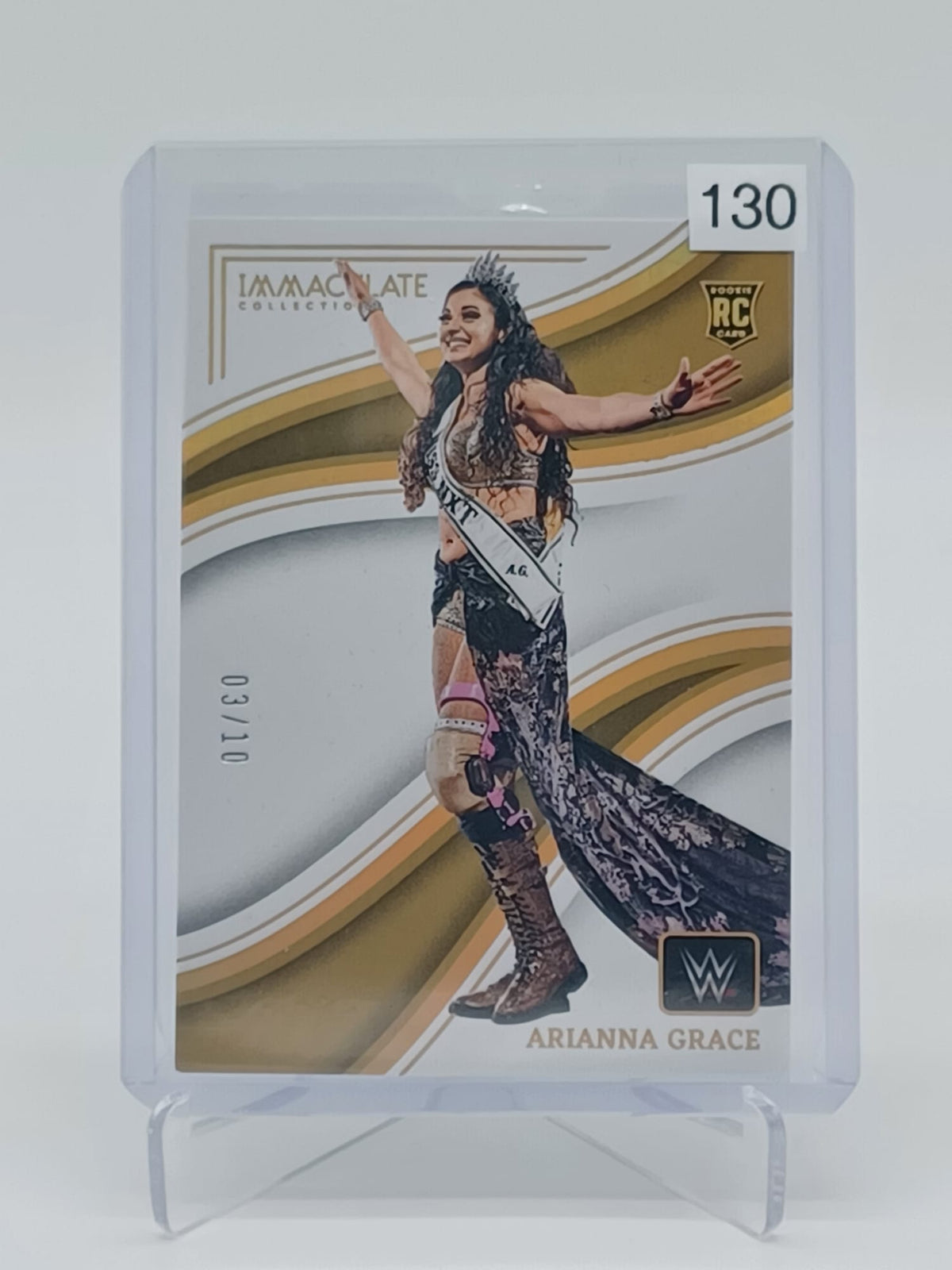2023 Panini WWE Immaculate Arianne Grace RC /10