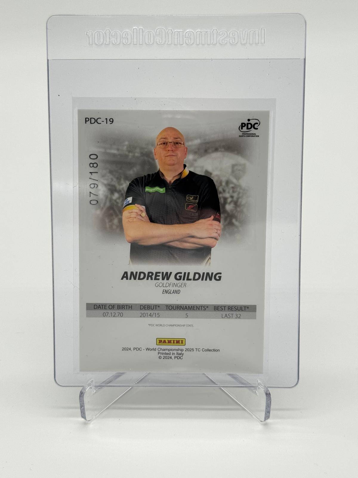 2024 Panini PDC Andrew Gilding /180