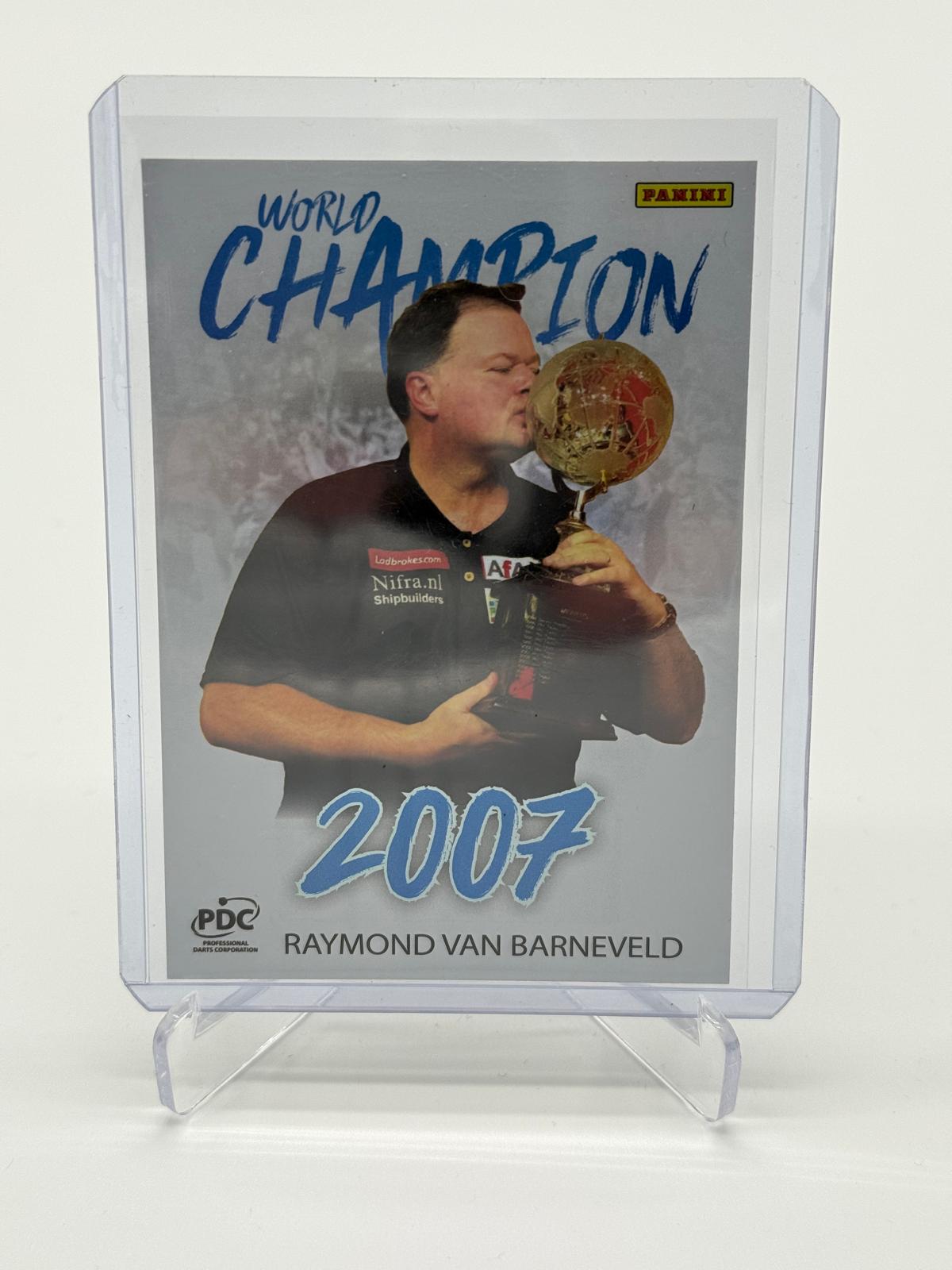 2025 Panini PDC World Championship Raymond Van Barneveld World Champion 2007 /100