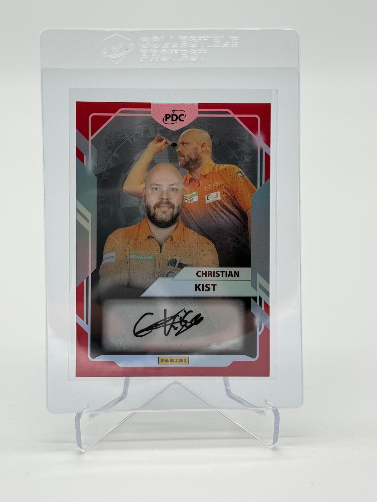 2025 PDC World Championship Christian Kist Auto /50
