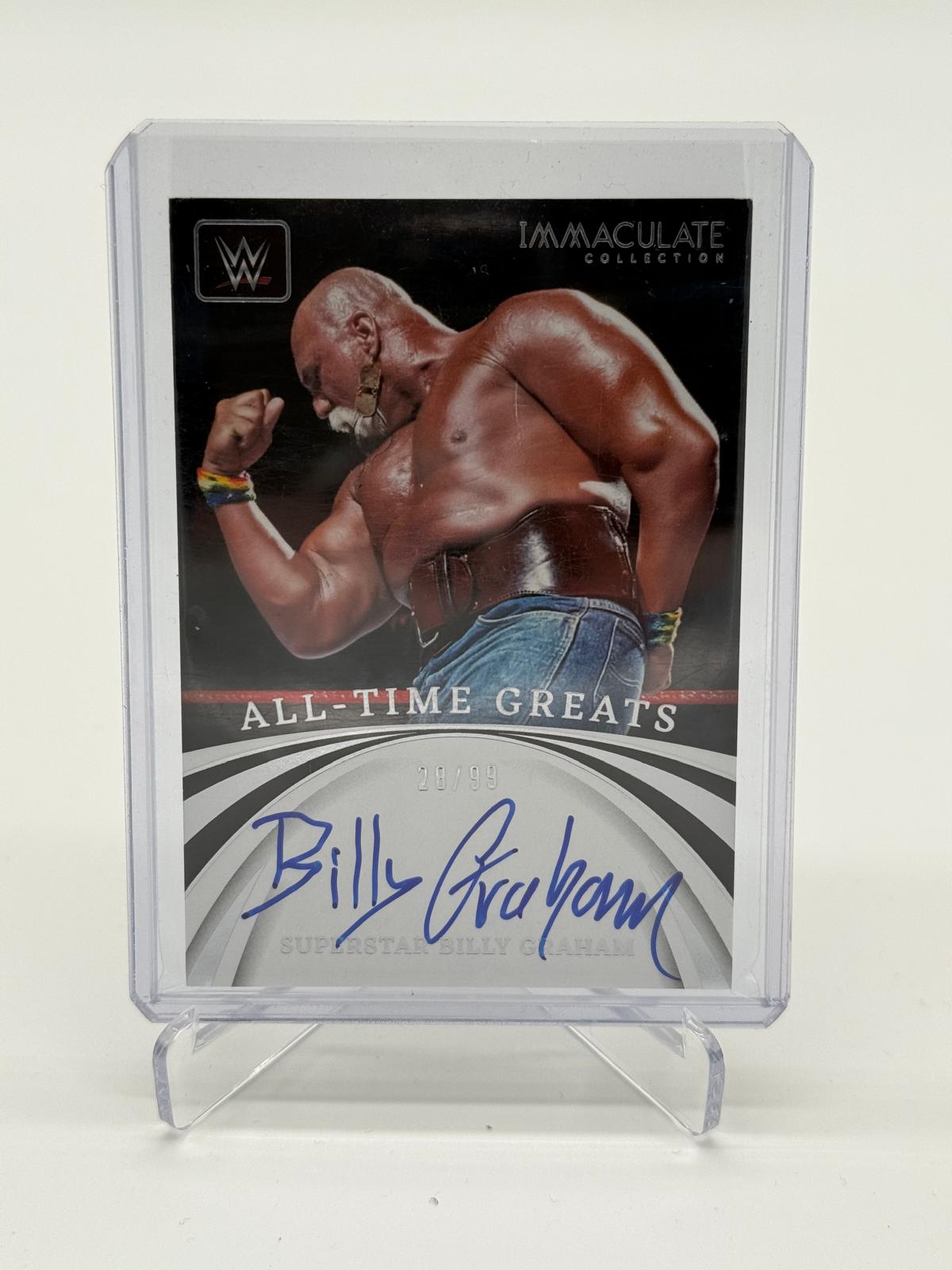 2022 Panini Immaculate Billy Graham On Card Auto /99
