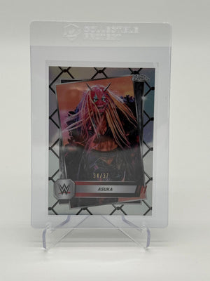 2025 Topps Chrome WWE Asuka Steel Cage /37