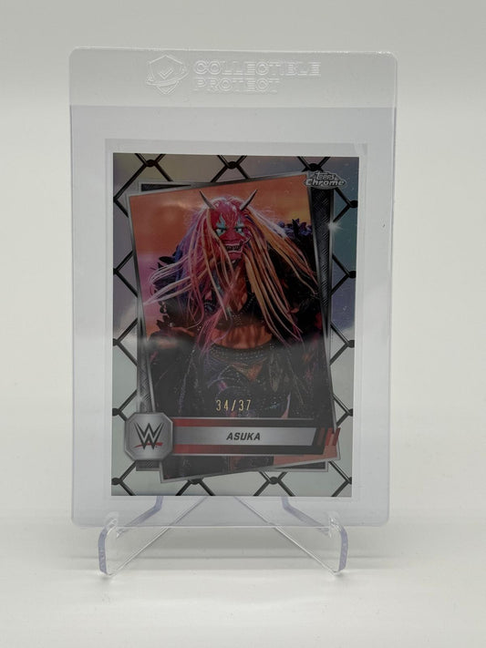 2025 Topps Chrome WWE Asuka Steel Cage /37