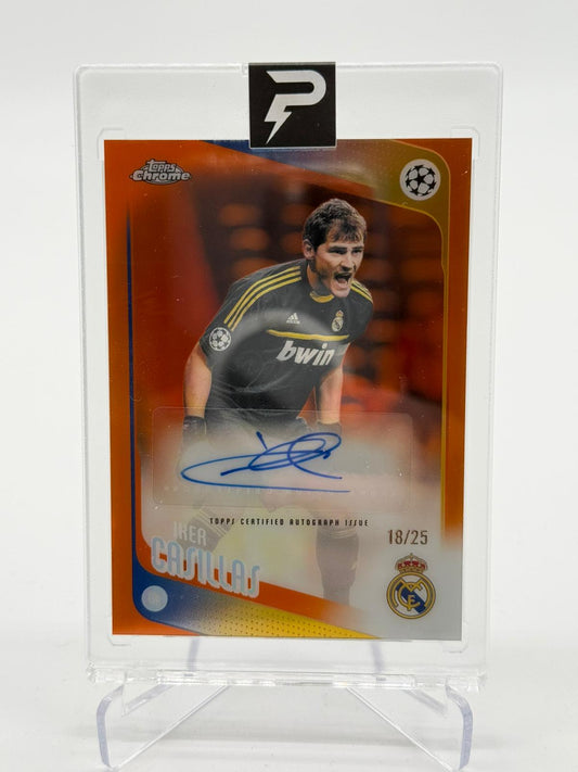 2026 Topps Chrome UCC Iker Casillias Autogramm 18/25