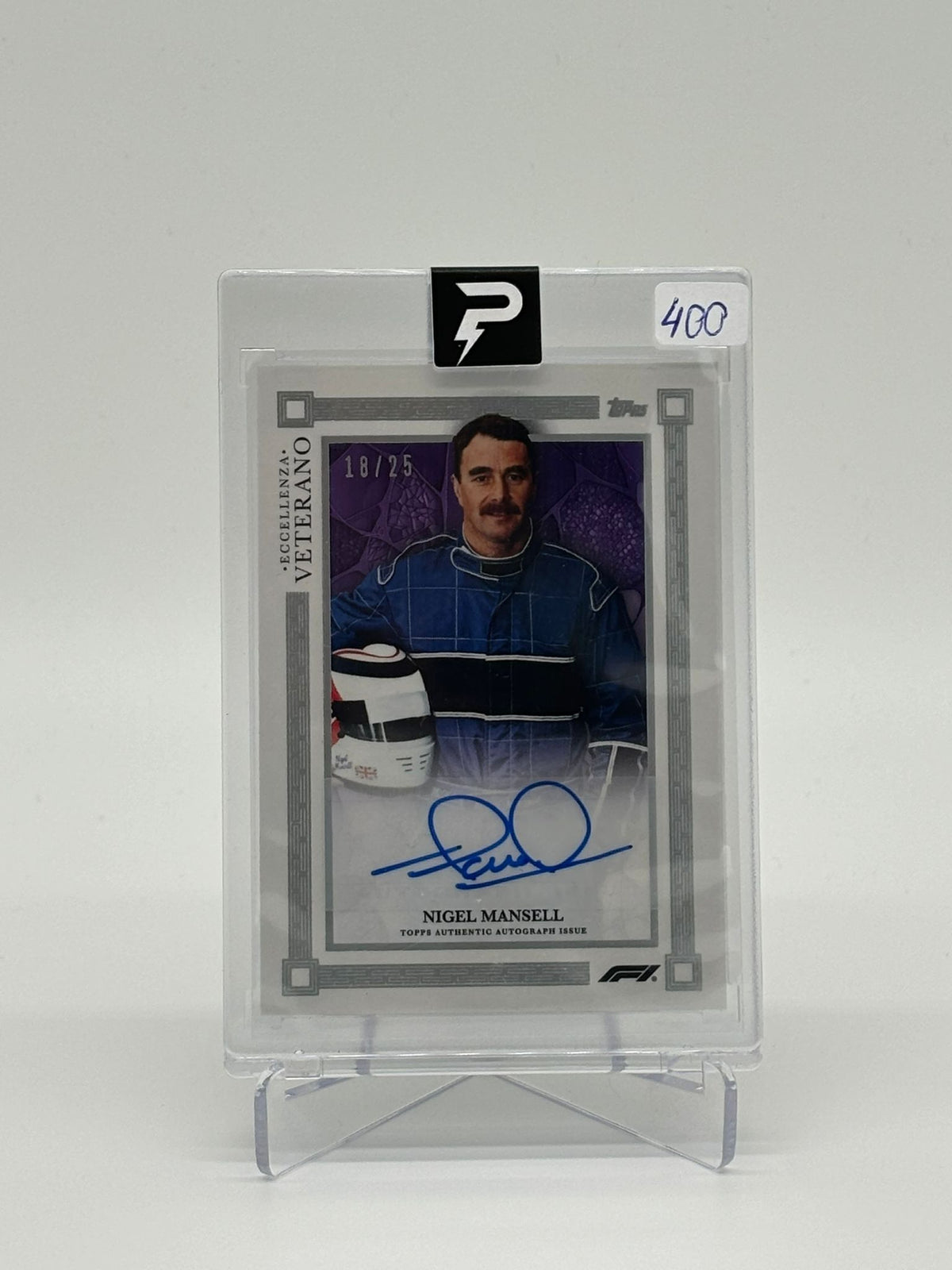 Topps F1 Eccellenza Nigel Mansell Auto /25