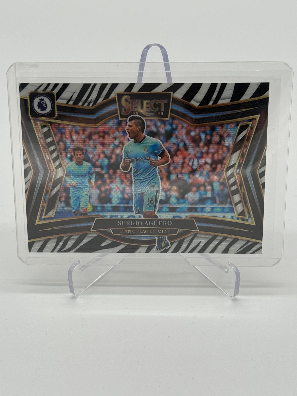 2024-25 Panini Select Sergio Agüero Zebra SSP