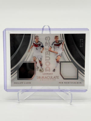 2017 Panini Immaculate Phillip Lahm/Per Mertesacker Dual Relic 71/75