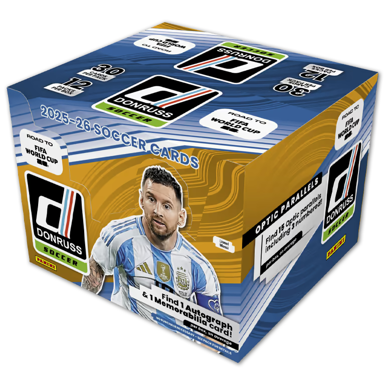 2025-26 Panini DONRUSS Road to FIFA World Cup 2026 Hobby Box (LIVEBREAK)