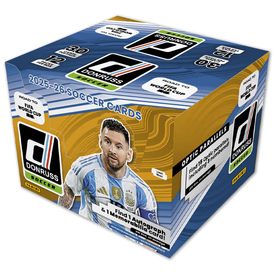 2025-26 Panini DONRUSS Road to FIFA World Cup 2026 Hobby Box (LIVEBREAK)