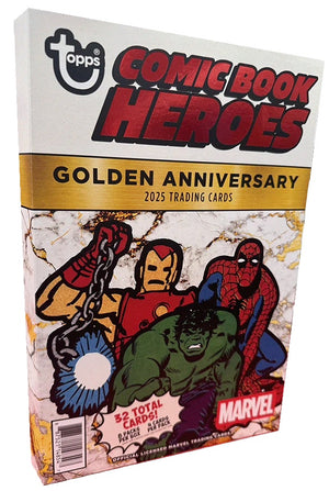 1x EINZELPACK 2025 Topps Marvel Comic Book Heroes 1975 Golden Anniversary Hobby Box (LIVEBREAK)