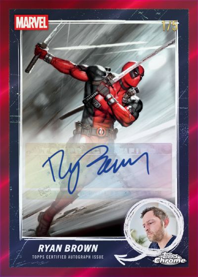 2025 Topps Chrome Marvel Deadpool Value Box