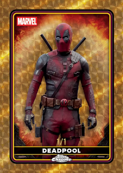 2025 Topps Chrome Marvel Deadpool Value Box