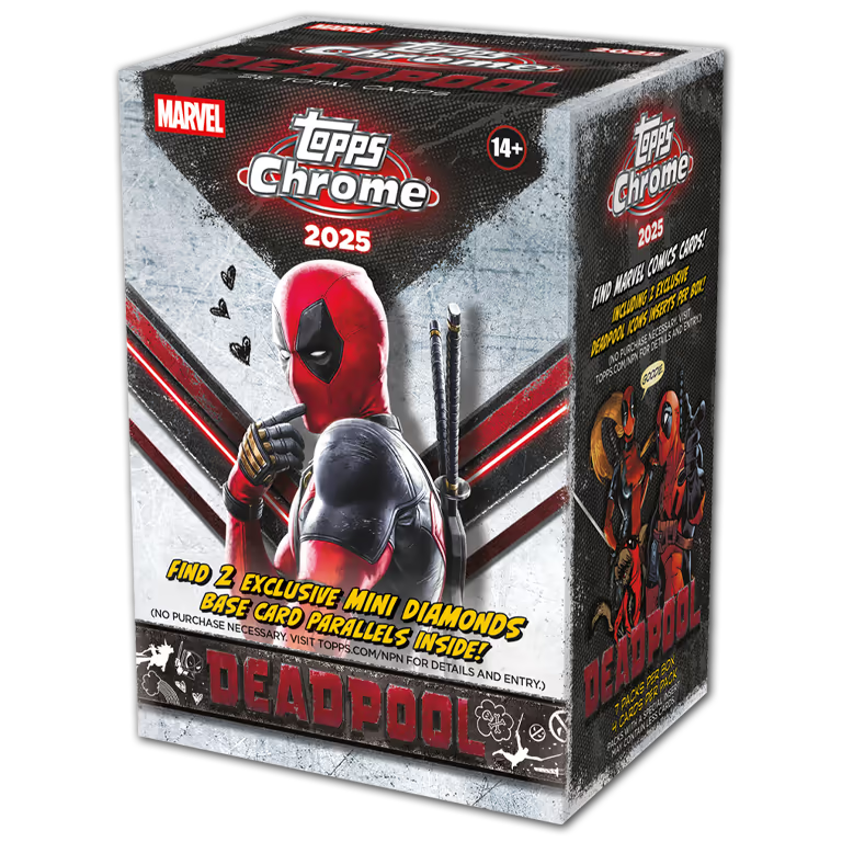 2025 Topps Chrome Marvel Deadpool Value Box