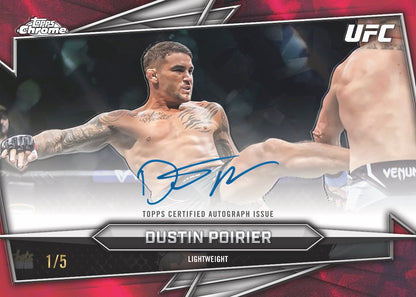2026 Topps Chrome UFC Sapphire Hobby Box