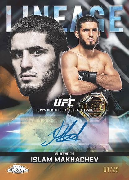 2026 Topps Chrome UFC Sapphire Hobby Box
