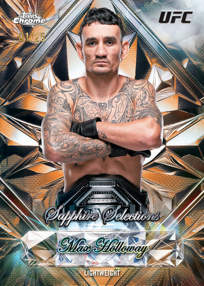 2026 Topps Chrome UFC Sapphire Hobby Box