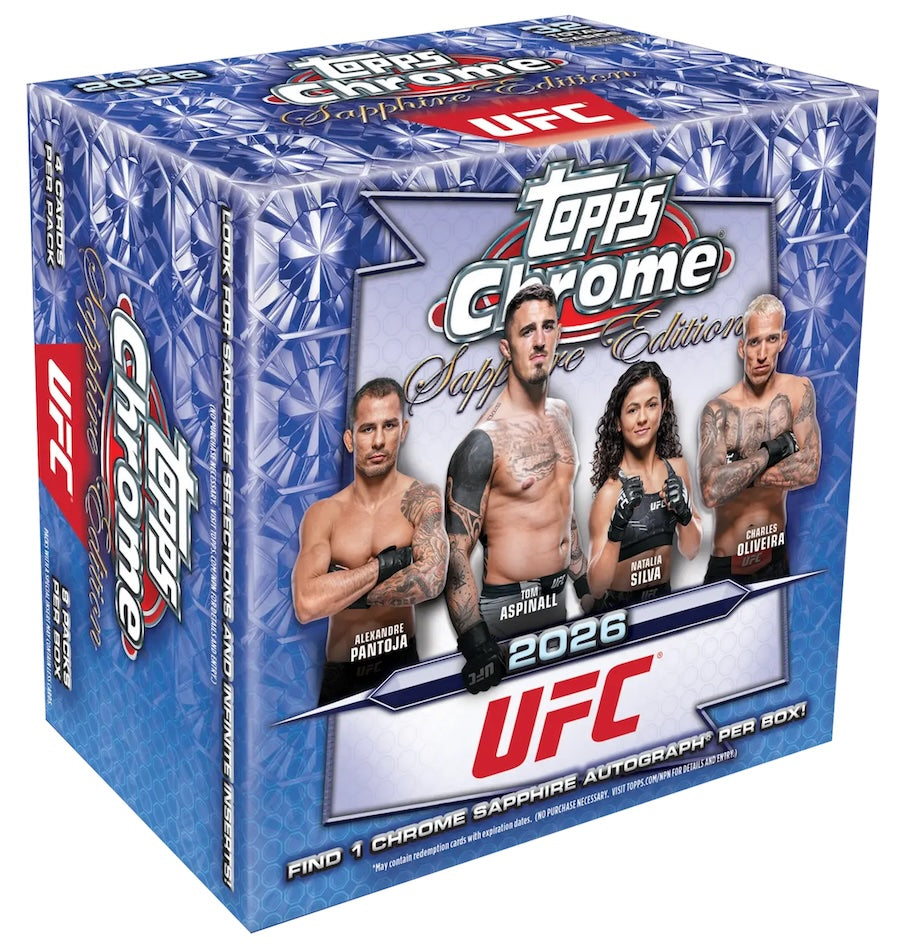 2026 Topps Chrome UFC Sapphire Hobby Box