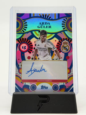2025 topps Real Madrid Team Set Arda Güler 54/99 Auto
