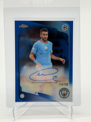 2026 Topps Chrome UCC Aiyad Mahrez Autogramm 114/150