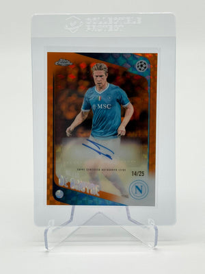 2026 Topps Chrome UCC Kevin De Bruyne Autogramm 14/25