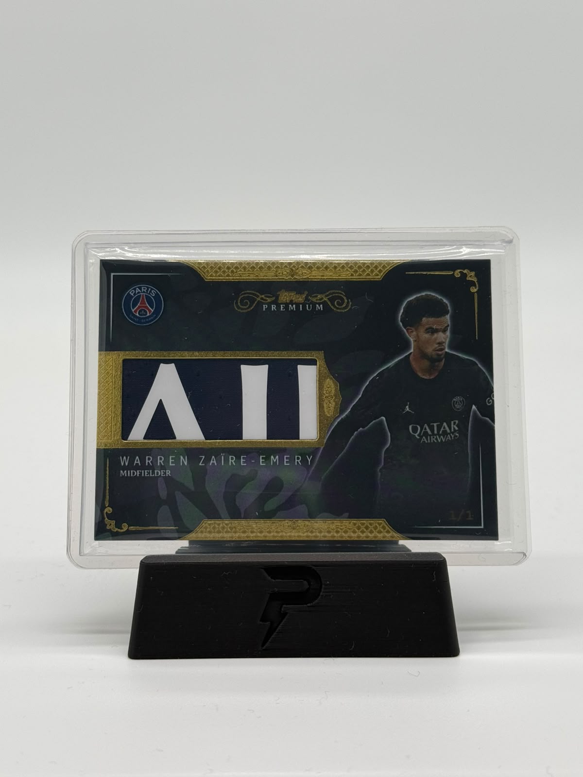 2024 Topps Premium PSG Warren Zaire-Emery 1/1 Match-Worn