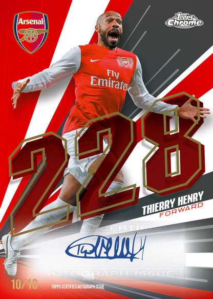 2025-26 Topps Chrome Arsenal Deck Box