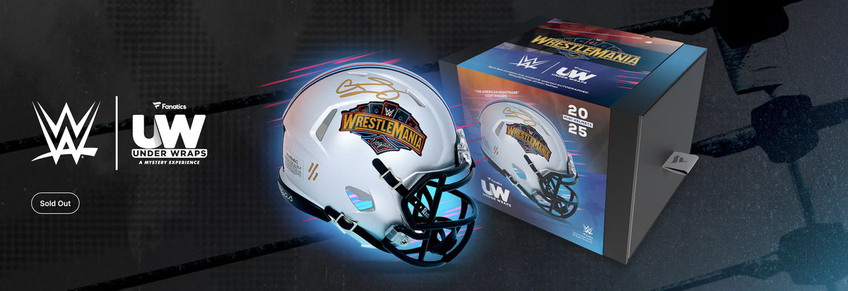 2025 Fanatics Under Wraps WWE Wrestle Mania Mini Helm