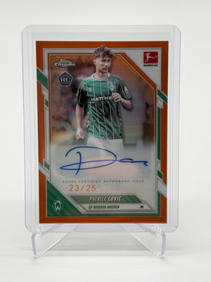 2026 Topps Chrome Bundesliga Patrice Covic Autogramm 23/25 RC