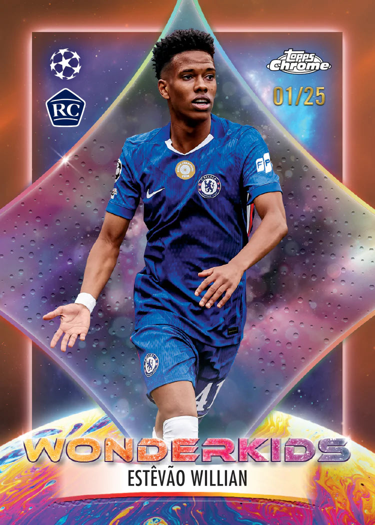 1x EINZELPACK 2025-26 Topps Chrome UCC Hobby Box (LIVEBREAK)