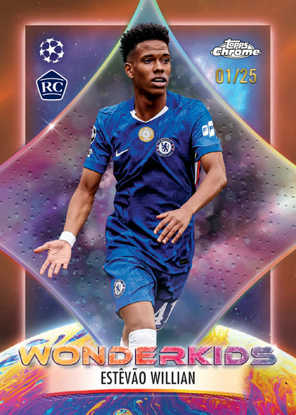 1x EINZELPACK 2025-26 Topps Chrome UCC Hobby Box (LIVEBREAK)