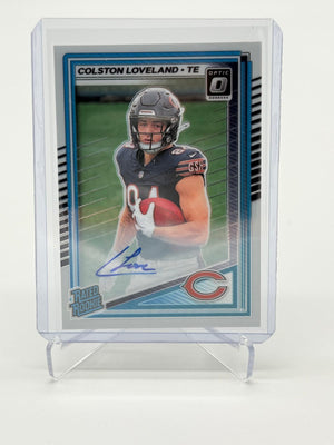 2025 Panini Donruss Optic Colston Loveland Rated Rookie Auto /350