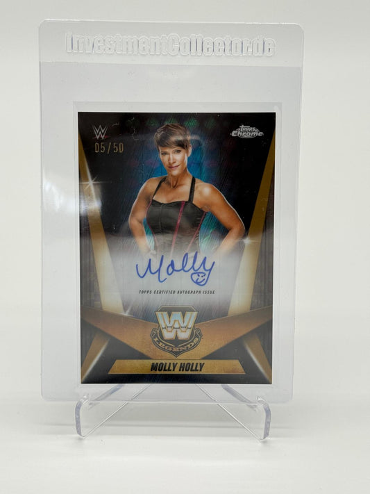 2025 Topps Chrome WWE Molly Holly WWE Legends Auto /50
