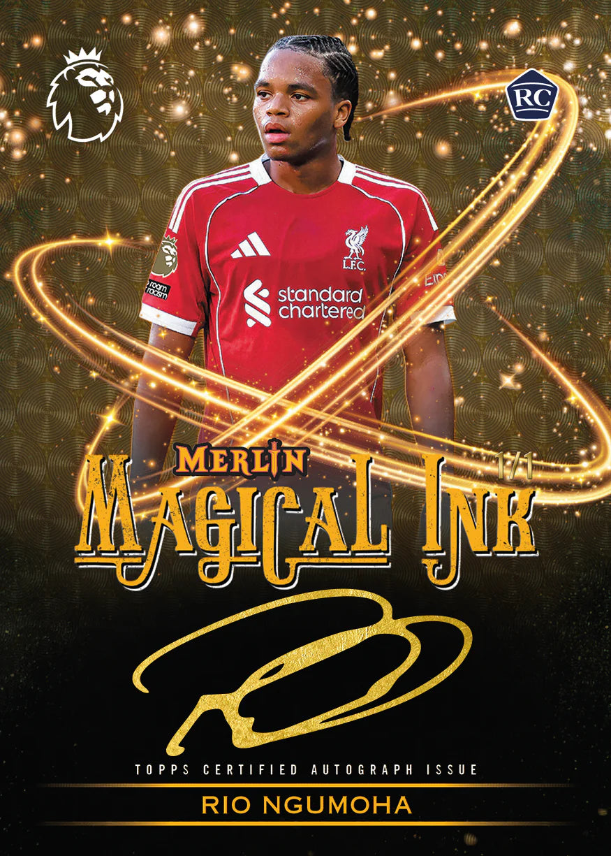 1x EINZELPACK 2026 Topps Merlin Premier League Hobby Box (LIVEBREAK)