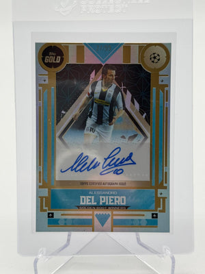 2026 Topps UCC Gold Alessandro Del Pierro Autogramm 27/99