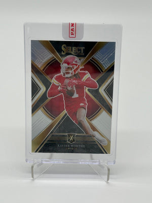 2023 Panini Select Silver Prizm RC Xavier Worthy XRC