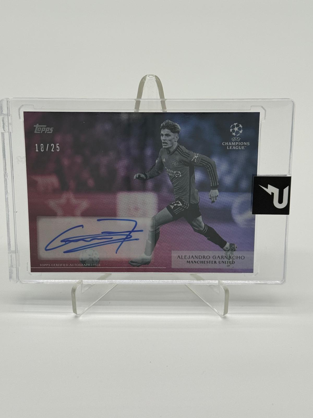 2024 Topps Simplicidad Alejandro Garrnacho Auto /25
