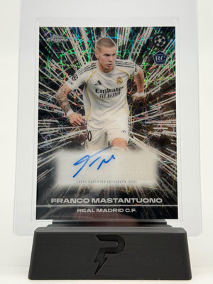 2026 Topps UCC Chrome Franco Mastantuono Black Lazer Auto