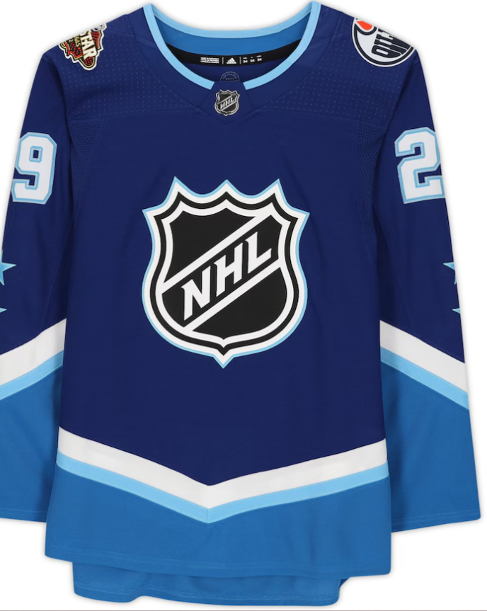 Signiertes Adidas NHL All Star Game 2022 Trikot von Leon Draisaitl (Fanatics Authenticated)