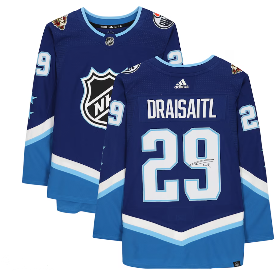 Signiertes Adidas NHL All Star Game 2022 Trikot von Leon Draisaitl (Fanatics Authenticated)