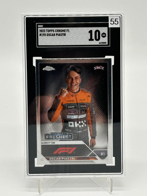 2023 Topps Chrome F1 - Oscar Piastri SGC 10