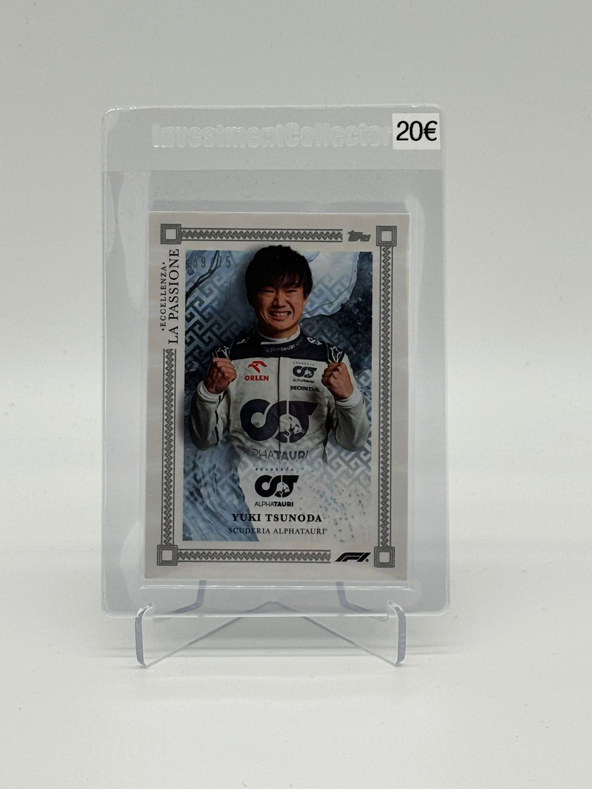 Topps Formula One Eccellenza - Yuki Tsunoda /75
