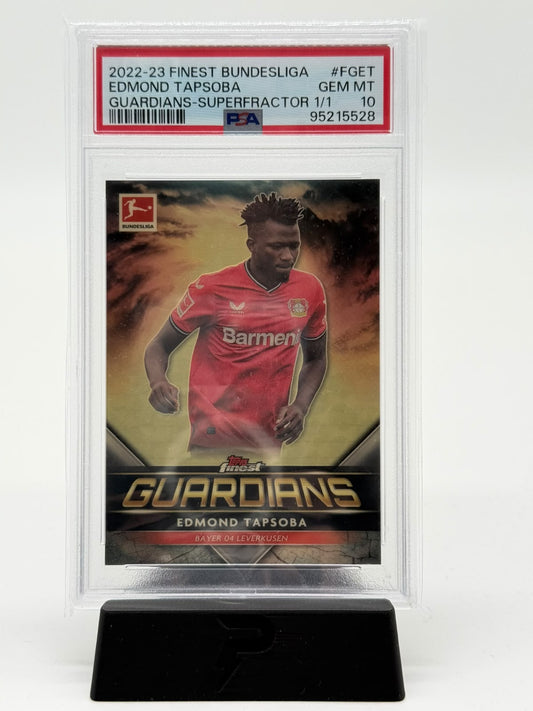 2022-23 Topps Finest Bundesliga Edmond Tapsoba 1/1 Superfractor