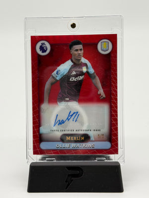 2026 Topps Merlin Ollie Watkins Auto 5/5